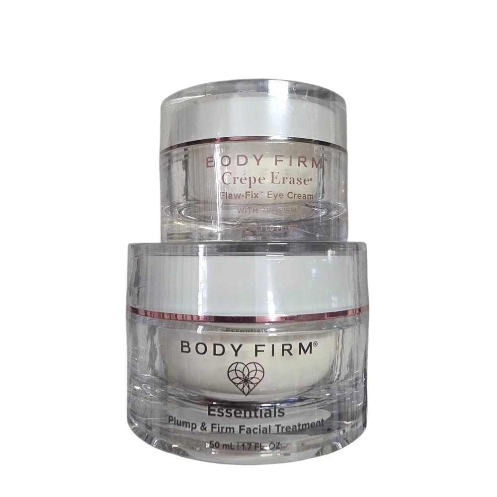 Set of 4 Body Firm Crepe Erase face cream, eye cream, body & face exfoliant